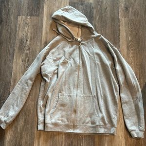 grey full tilt zip up hoodie